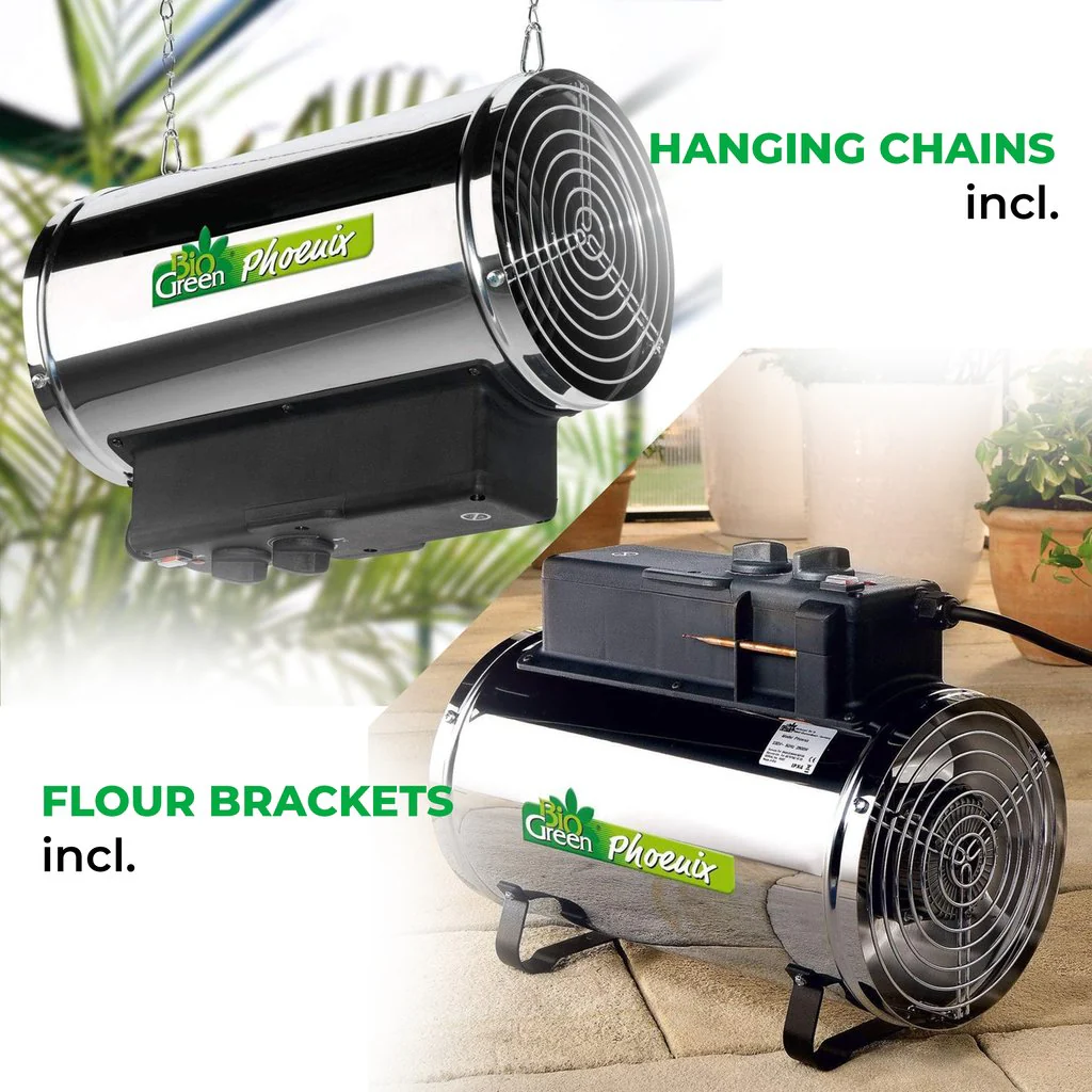 2-in-1 Phoenix Greenhouse Heater & Cooler 2800 W / 9554 BTUs - Image 6